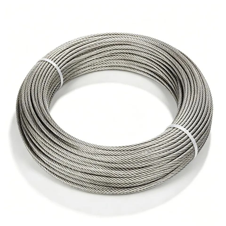 T316 Stainless Steel Wire Rope, 1/8”, 100 ft