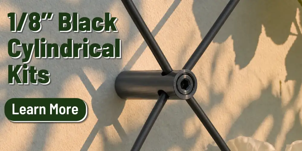 1/8 Black Cylindrical Kits